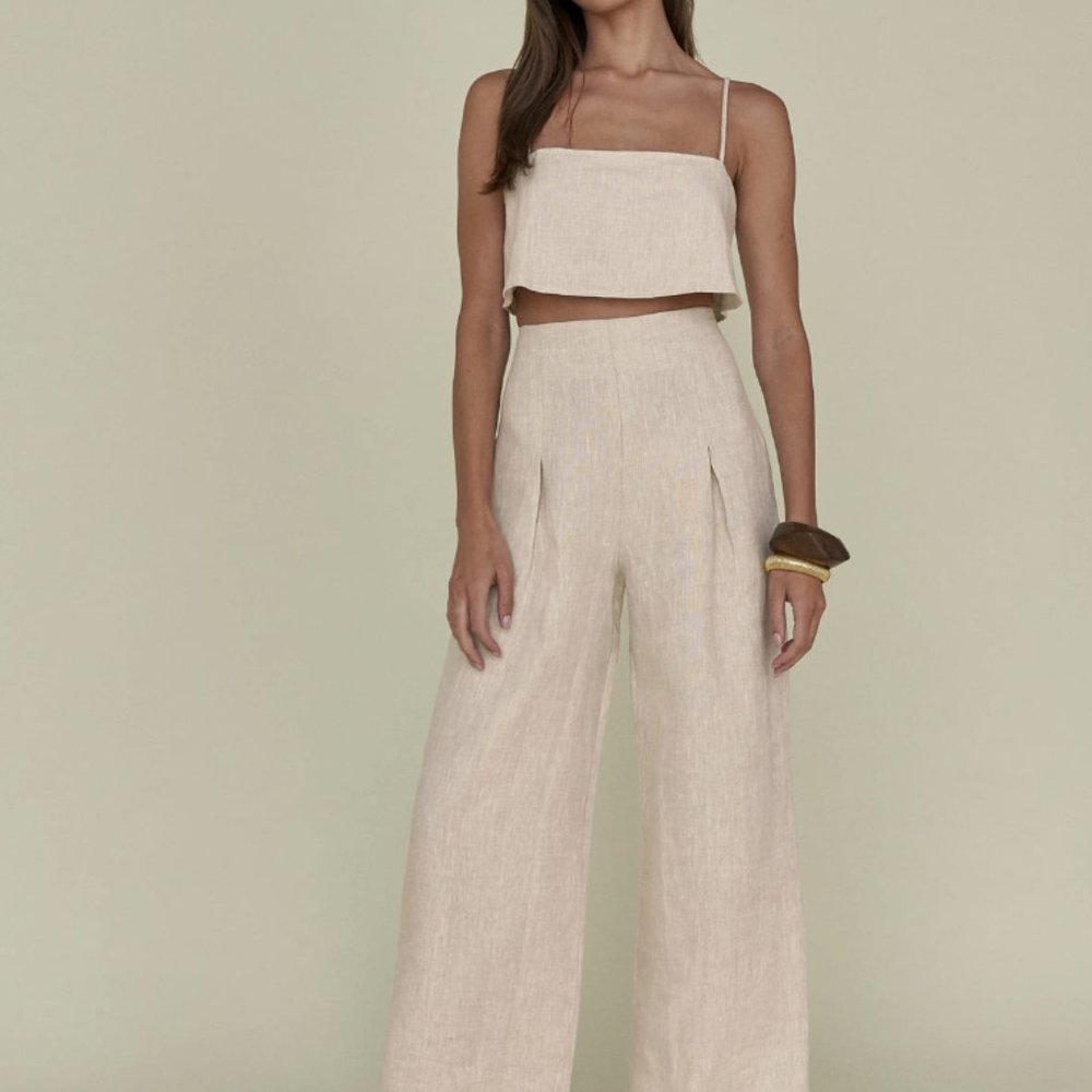 Reformation Cleo Linen Two Piece